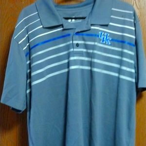UofK polo XL men's collared tshirt